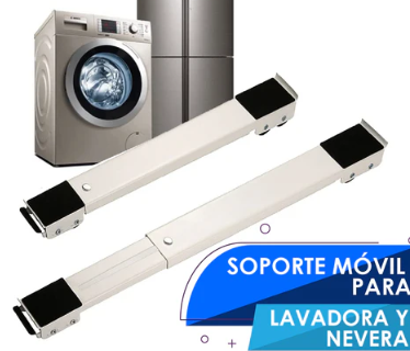 SOPORTE MOVIL PARA LAVADORA Y NEVERA