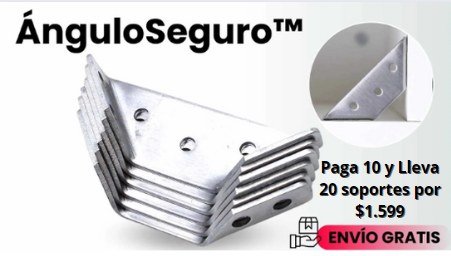 Soporte Triangular y Conector de Esquinas Universal para Muebles