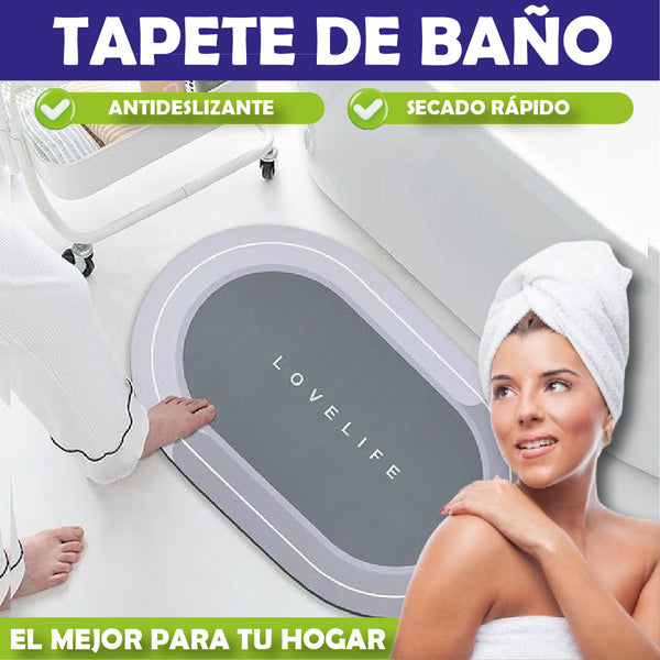 TAPETE DE BAÑO SUPER ABSORBENTE