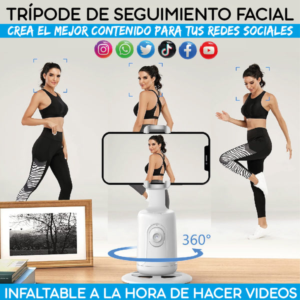 TRÍPODE DE SEGUIMIENTO FACIAL AUTOMÁTICO